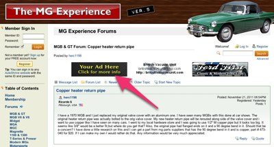 Banner Placement Example