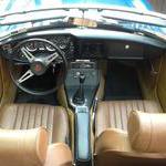 Interior of car with Moss leather kit and ochre de