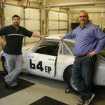 my son Robert and me with LBL591E as found