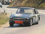 1967 MG Works MGB GT Racecar Green Red White ralph zbarsky