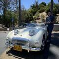 1958 Austin Healey Bugeye Sprite English White Monica Lago Kaytis